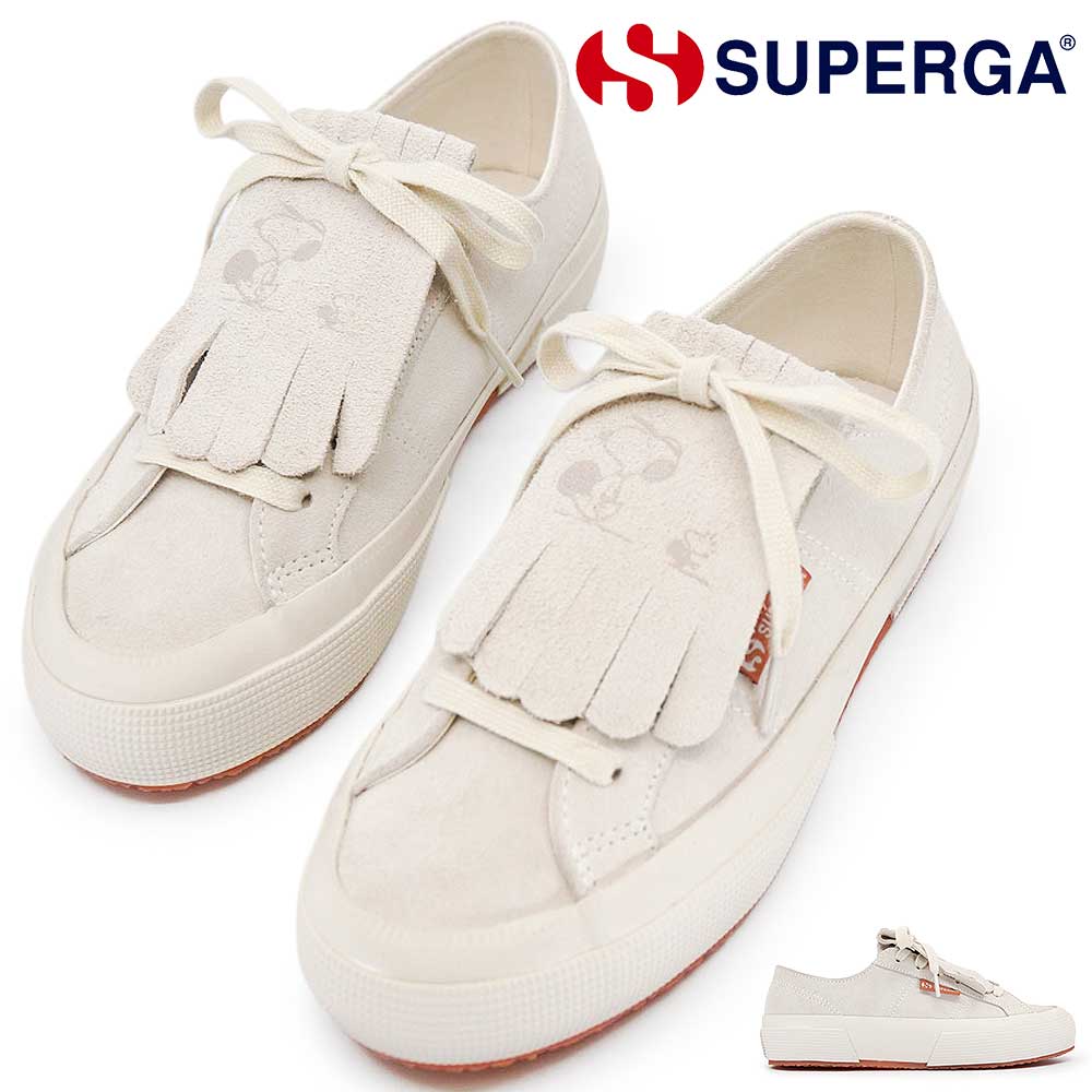 Rakuten - スペルガ スニーカー レディース 2750 OG SUEDE PEANUTS スヌーピー コラボ 定番 ローカット S6144TW SUPERGA 26春夏新作