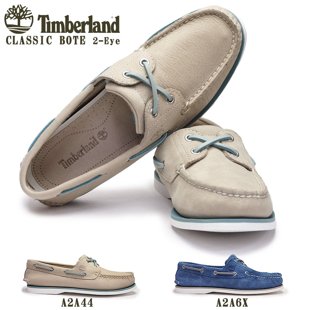 ティンバーランド メンズ クラシック ツーアイ ボートシューズ モカシン レザー ヌバック スエード Timberland CLASSIC BOAT 2 EYE