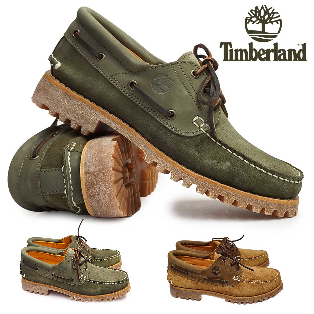 ティンバーランド デッキシューズ メンズ モカシン オーセンティクス スリーアイ クラシック ラグ ヌバックレザー Timberland AUTHENTICS 3 EYE Classic Lug