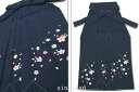 七五三　7歳女の子用　刺繍　袴◆紺色◆2002