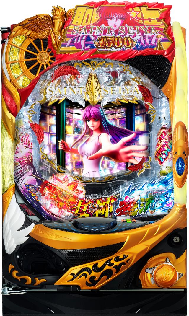 楽天中古パチンコ スロット 中一商事三洋 P聖闘士星矢 超流星 女神ゴールドver.1500【LED不問 中古パチンコ 中古実機】