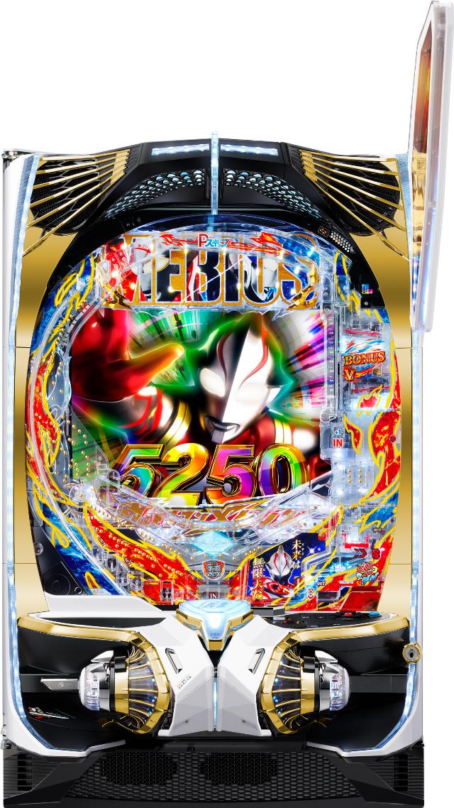 オッケー. P ウルトラマンメビウス デカヘソ319【LED不問 中古パチンコ 中古実機】