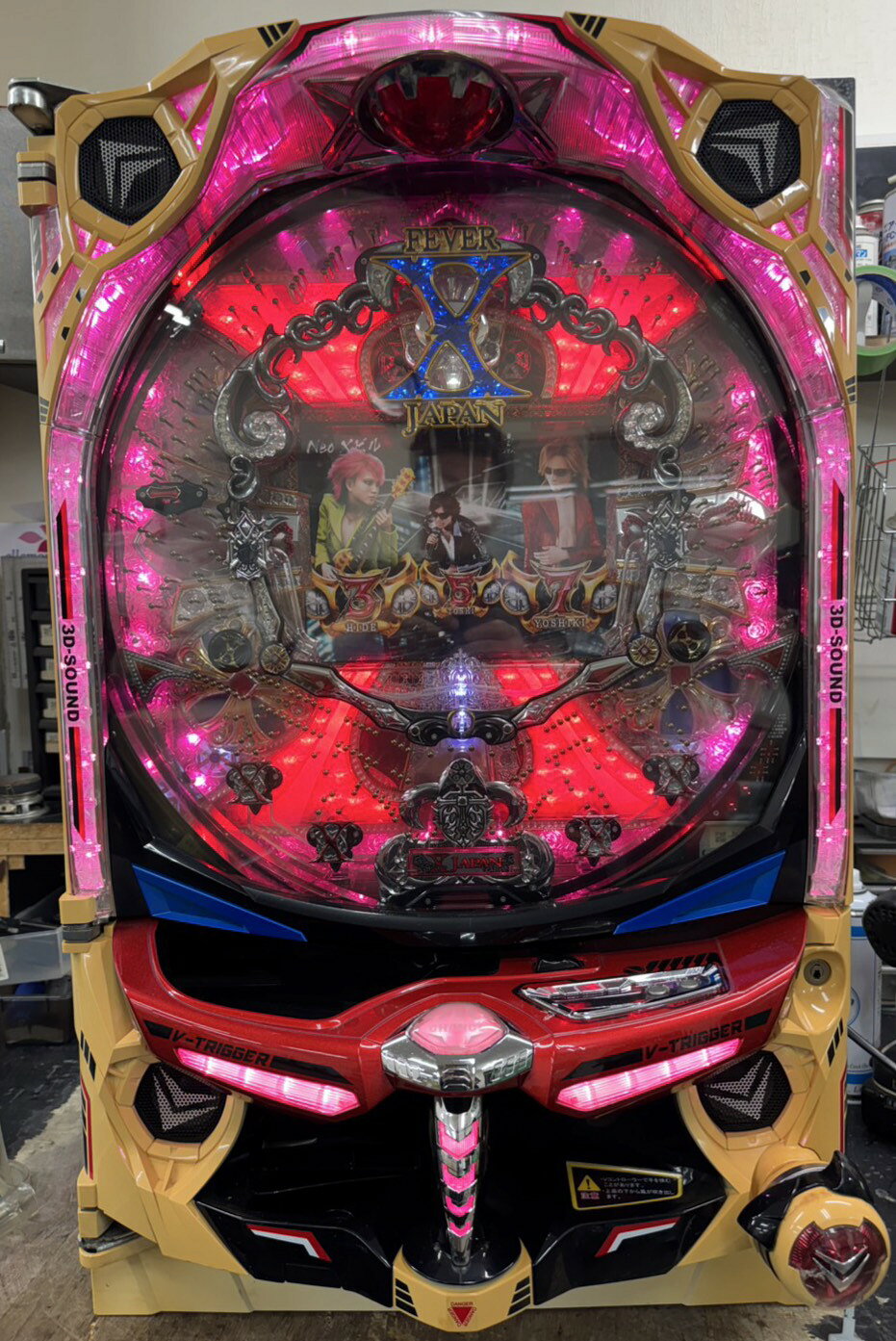 SANKYO CRフィーバーX JAPAN 紅魂【LED不問 枠色指定不可 中古パチンコ 中古実機】