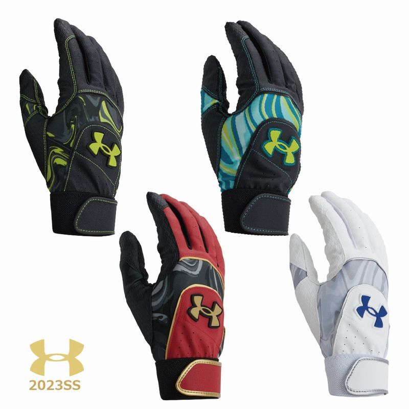 UA：アンダーアーマー UAスターター バッティンググローブ2023モデル ベースボール メンズ 1364733トレーニング グラブ MENS 手袋 バッティンググラブ　バッテ バチグロ 軟式 硬式 ソフト