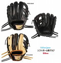 野球：ウィルソン ソフトボールグラブ 内野手用 WBW100698/96DUAL WilsonQueen女子用/グローブ