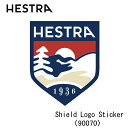 ウィンタースポーツ:HESTRA ヘストラ Shield Logo Sticker シールドロゴステッカー<90070>スキー/スノボ/スノーボード/車/板/ヘ...