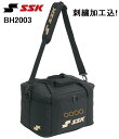 野球： SSK/エスエスケイ ボールバッグ（2-3ダース用） BH2003 　サイズ：長さ35×高さ22×幅26cm 容量約16L【刺繍加工代込み】記念品　チーム　少年団　クラブ 部活【 4月お買い物マラソン 】