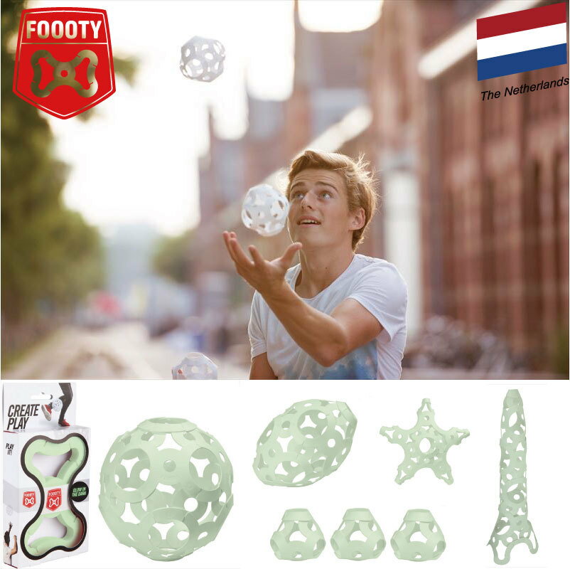 動画必見■FOOOTY（フーティ）夜光/蓄光/グロー/GLOW/レゴ/コーディネーショントレーニング/ボール/BALL/知育/想像力/リフティング/フリスビー/パズル/オランダ/テクニック/サッカー/ラグビー/ワミー【 STOP WAR 】