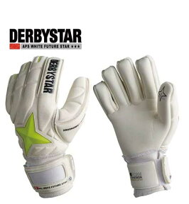 サッカー：ダービースター「DERBYSTAR」キーパーグローブ APS WHITE FUTURE STAR MIT INNENNAHT Nr.2666 ★★★【送料無料】【 4月お買い物マラソン 】