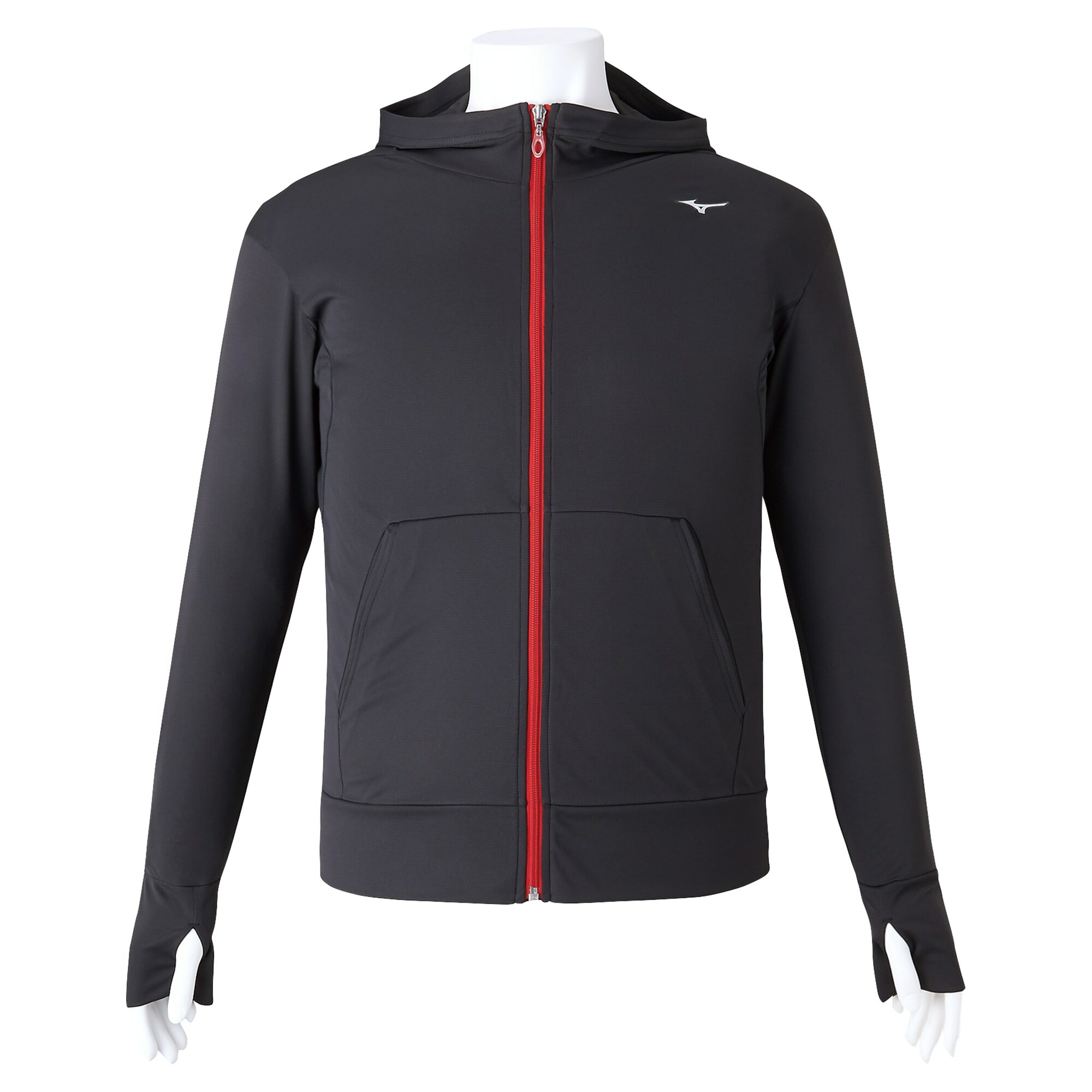 ミズノ MIZUNO ラッシュフーディ 長袖 ユニセックス N2JCA11109　ブラック ラッシュガード 水陸両用 UPF15+ UVカット 水着 スイムウエア