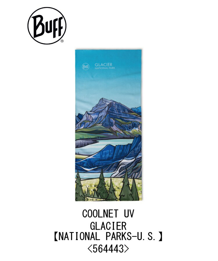 BUFF バフ ネックチューブ COOLNET UV GLACIER グレイシャー National Parksシリーズ 564443/2025SS/ ..