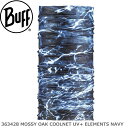 【BUFF】バフ 363428 MOSSY OAK COOLNET UV+ ELEMENTS NAVY Multifunctional Tubular Unisex フリーサイズ UPF50 ランニングマスク/ネックチューブ/オシャレ/フィッシング/カヤック/日焼け/UVカット/ランニング/アウトドア/トレッキング/マスク/マスク素材