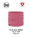 BUFF バフ POLAR NECKWARMER TULIP PINK 563118 /ポーラー/ネックウォーマー/フリース/あったかい/温かい/暖か/ネックウォーマー/スキー/スノボ/オシャレ/タウン/ラン/サバゲー/アウトドア/トレッキング/登山/散歩/釣り/マスク/2024AW/ネコポス対応