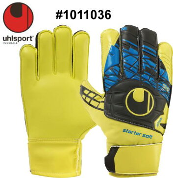 サッカー：ウールシュポルト「uhlsport」ゴールキーパーグローブ SPEED UP スターターソフト #1011036 【ネコポス便送料無料】ジュニア対応/junior/少年用/少女用/小学生/キーパーグラブ/キーパー手袋/入門用/練習/部活/トレーニング【キャッシュレス5%還元】