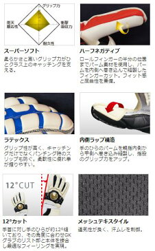 【キャッシュレス5％還元】サッカー：ウールシュポルト「uhlsport」ゴールキーパーグローブ　エアロレッド スーパソフト ハーフネガティブ HUGO LLORIS #1011083-05 【送料無料】ジュニア対応/junior/少年/少女/小学生/キーパーグラブ/キーパー手袋/