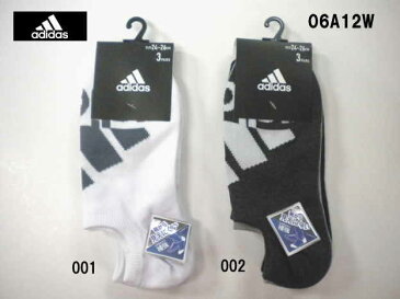 adidas アディダス スニーカーインソックス3足組 06A12W