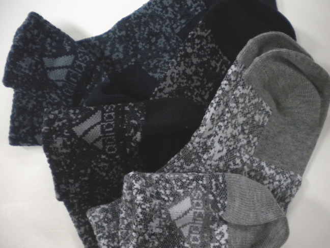 adidas アディダス ショートソックス3足組　06B37W