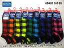 OUTDOOR バッファローチェックソックス AD4011A139