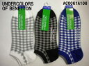 (ベネトン)BENETTON ギンガムチェック スニーカーソックス AC0061A106