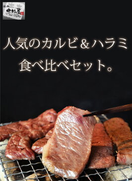 国産牛カルビ、ハラミセット（ハラミ100g、カルビ100g、焼肉、バーベキュー用）【RCP】02P03Dec16