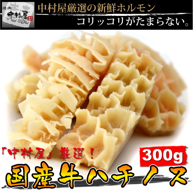 父の日 内祝　ギフト プレゼント 誕生日 牛肉 国産牛 ハチノス 300g 焼肉 バーベキュー もつ鍋 ホルモ..