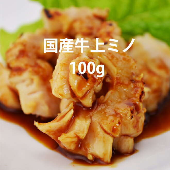 母の日 父の日 内祝　ギフト プレゼント 誕生日 牛肉 国産牛 上ミノ 100g 焼肉 バーベキュー もつ鍋 ホルモン うどん…