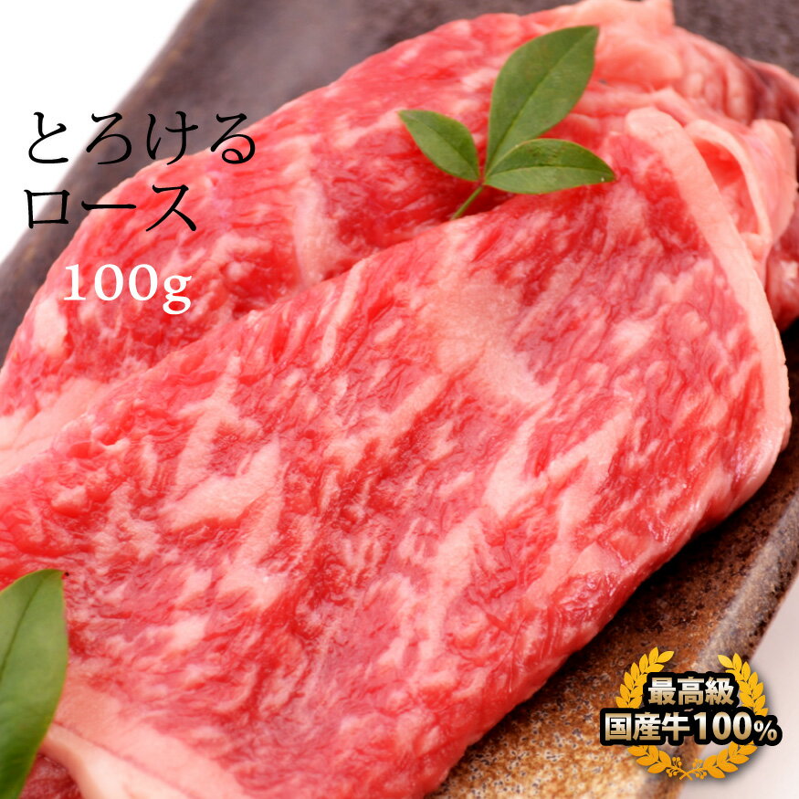 父の日 内祝　ギフト プレゼント 誕生日 牛肉 国産牛 ロース 100g 焼肉 バーベキュー