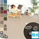 東リ 防汚カーペット 本間長4.5畳長4.5帖 220×382 フリーカットOK 撥水カーペット(防炎・防ダニ・抗菌)赤ちゃん 子供部屋 じゅうたん 畳の上に敷...