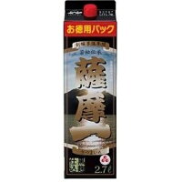 薩摩一　芋　25度　2700ml　パック （若松酒造） (鹿児島）【RPC】【あす楽_土曜営業】【あす楽_日曜営業】【YOUNG zone】【ギフト】