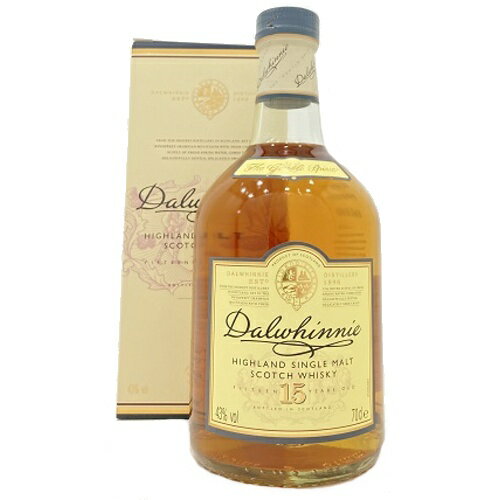 ダルウィニー 15年 43度 750ml 正規 箱入【RPC】【あす楽_土曜営業】【あす楽_日曜営業】【YOUNG zone】【ギフト】