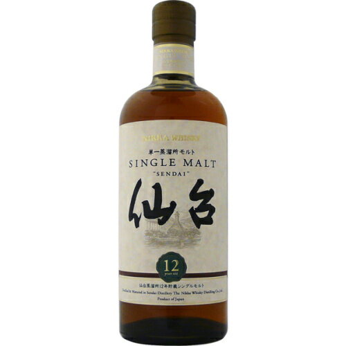 【全国送料無料】ニッカ 仙台 12年 700ml （オールドボトル）【RPC】【あす楽_土曜営業】【あす楽_日曜営業】【YOUNG zone】【ギフト】