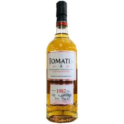 TOMATIN 【全国送料無料】トマーティン 1987 28年 51度 700ml 正規【RPC】【あす楽_土曜営業】【あす楽_日曜営業】【YOUNG zo