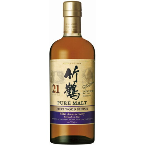 【送料無料（沖縄は850円）】ニッカ 竹鶴 21年 ポートウッド フィニッシュ 700ml【RPC】【あす楽_土曜営業】【あす楽_日曜営業】【YOUNG zone】【ギフト】