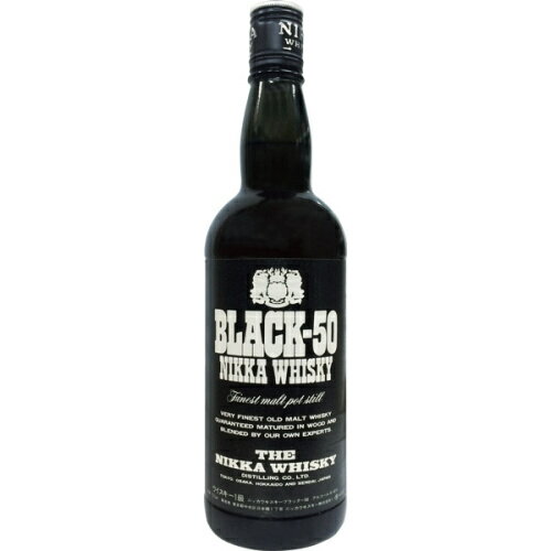 【全国送料無料】ニッカ ブラック ＜50＞ 720ml （オールドボトル）【RPC】【あす楽_土曜営業】【あす楽_日曜営業】【YOUNG zone】【ギフト】