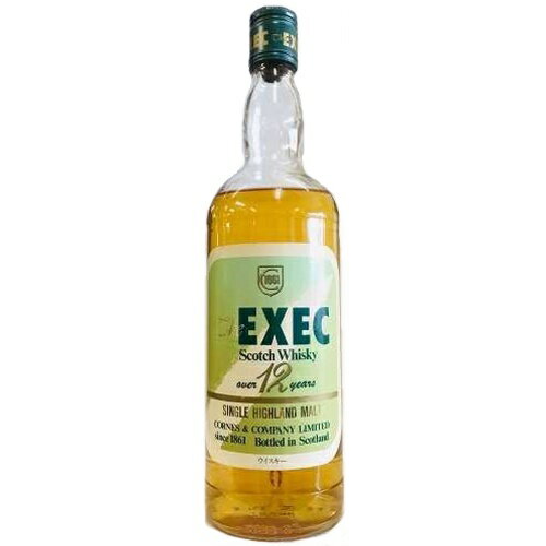 【全国送料無料】The EXEC 12年 ハイランドモルト 43度 750ml （オールドボトル）【RPC】【あす楽_土曜営業】【あす楽_日曜営業】【YOUNG zone】【ギフト】