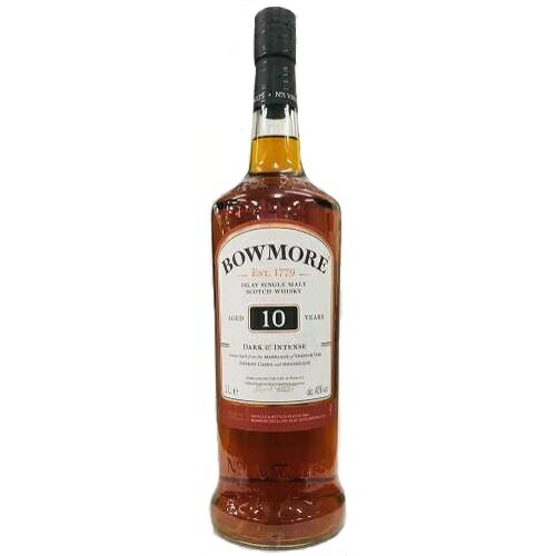 BOWMORE ボウモア 10年 ダーク＆インテンス 1000ml 並行【RPC】【あす楽_土曜営業】【あす楽_日曜営業】【YOUNG zone】【ギフト】