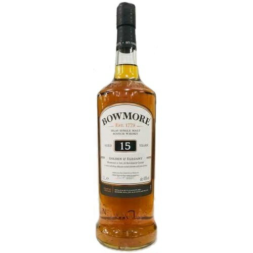 BOWMORE ボウモア 15年 ゴールデン＆エレガント 1000ml 並行【RPC】【あす楽_土曜営業】【あす楽_日曜営業】【YOUNG zone】【ギフ