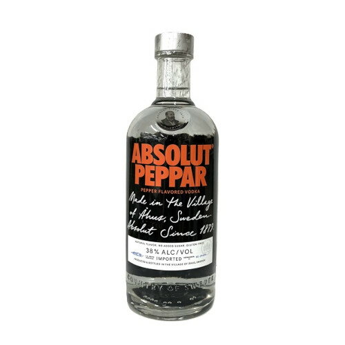 アブソルート ペッパー 40度 750ml 正規【RPC】【あす楽_土曜営業】【あす楽_日曜営業】【YOUNG zone】【ギフト】
