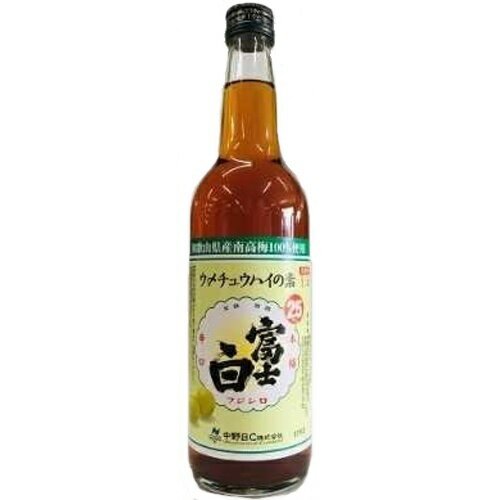 中野BC 富士白 ウメチュウハイの素 25度 600ml【RPC】【あす楽_土曜営業】【あす楽_日曜営業】【YOUNG ..