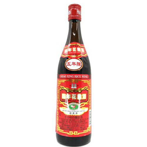 中国越州陳年 5年 花彫 紹興酒 640ml【RPC】【あす楽_土曜営業】【あす楽_日曜営業】【YOUNG zone】【ギフト】