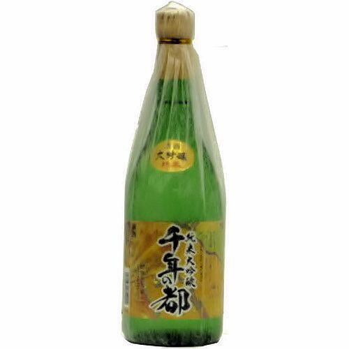 【送料無料（沖縄は850円）】千年の都　純米大吟醸　720ml　（京都・伏見）　限定品【RPC】【あす楽_土..