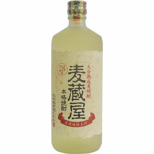 【送料無料（沖縄は850円）】麦焼酎　麦蔵屋　荒濾過　28度　720ml　限定品【RPC】【あす楽_土曜営業】【あす楽_日曜営業】【YOUNG zone】【ギフト】