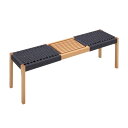10%offクーポン配布中 国産 ベンチ 126cm ペーパーコード 軽量 木製 低め 天然木 いす 椅子 チェアー ダイニングベンチ 日本製 F☆☆☆☆ 国産 オーダー オーク無垢 PCベンチ126【RCP】