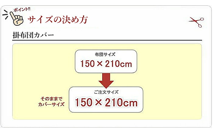 オーダーメイド 掛け布団カバー 210×280cm以内 ノーホルマリン加工 綿100% 洗濯可 日本製 別注 特注 寝具 掛けカバー スーパーコットン 掛布団 眠り姫 [3]