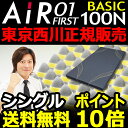 【あす楽 16時まで即日発送】西川エアー マットレス AiR 01【シングル】ベーシック BASIC 100N グレー【東京西川エアー カバー 西川 エアーマット air エアー01 ベッドマットレス 高反発マットレス 腰痛 体圧分散 疲労回復 送料無料 ムアツ ふとん 敷布団 敷き布団 P27Mar15