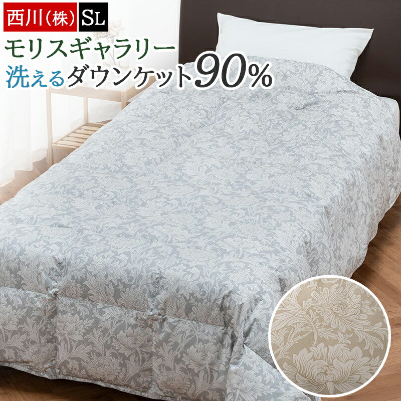 ダウンケット 洗える シングル 西川 肌掛け 肌掛け布団 夏 ホワイトダック ダウン90% 0.3k