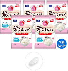 DHC 食品 米こんにゃく(ドライタイプ)60g×5袋セット（福岡在庫）