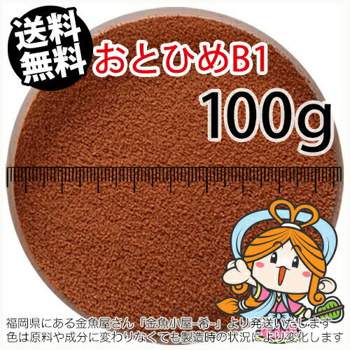 沈降性(沈下性)日清丸紅飼料おとひめB1(0.2～0.36mm)100g小分け品(メール便／金魚小屋-希-福岡／3日)