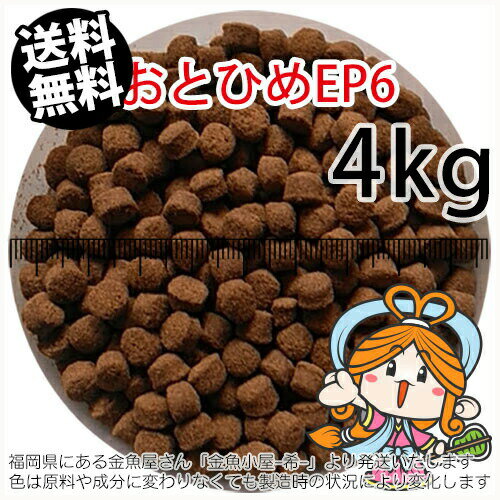沈降性(沈下性)日清丸紅飼料おとひめEP6(6.4～5.4mm)4kg小分け品(★宅配便★※東北・北 ...