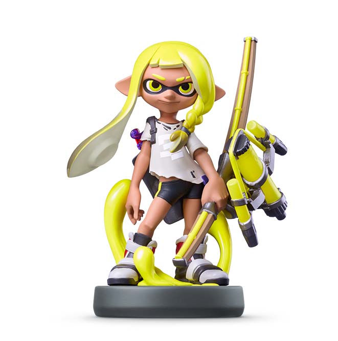 【要確認】店頭受け取り★同梱プレゼント対応★〈NVL-C-AEAS〉amiiboアミーボ　インクリング【イエロー】 (スプラトゥーンシリーズ)/ニンテンドースイッチswitch(宅配便/福岡/3日) 豆娘giveaway